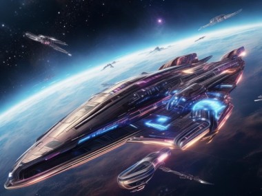 未来太空科技的视觉创新